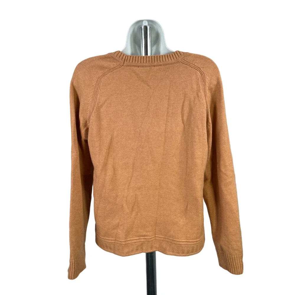 J.Jill Women's Beige/Tan Long Sleeve Pullover Sweater - S Petite
